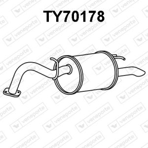 Silenciador trasero 174300J030-