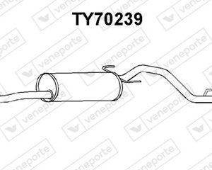 Silenciador trasero 174305B041-174305B042-174305B043-17430YZZ6E-