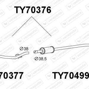 Silenciador 174100J040-