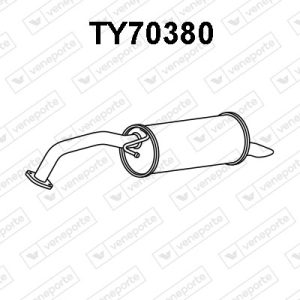 Silenciador trasero 174300J010-174300J020-1743023020-17430YZZ5U-