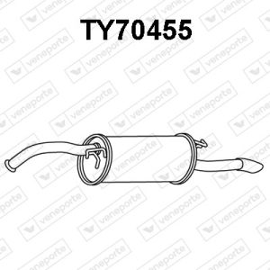 Silenciador trasero 1743021050-1743021051-