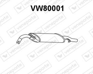 Silenciador trasero 191253609BJ-191253609BK-191253609P-191253609Q-