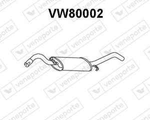 Silenciador trasero 165253609K-165253609L-