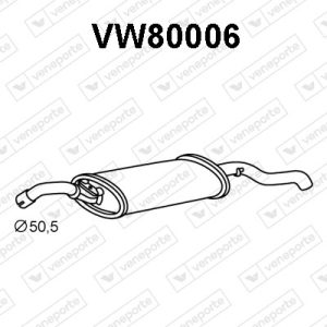 Silenciador trasero 191253609BM-191253609G-191253609H-