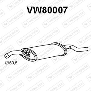 Silenciador trasero 191253609A-191253609AB-191253609AC-