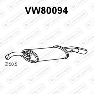 Silenciador trasero 191253609AD-191253609AE-191253609E-191253609M-191253609N