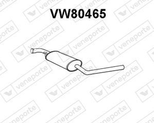 Silenciador central 074253409P-JZW253409M-