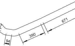 Tubo de escape 6554902019