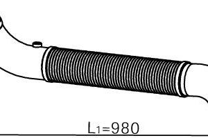 Tubo de escape trasero 1868602