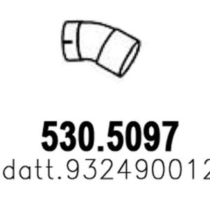 Tubo de escape 9324900123