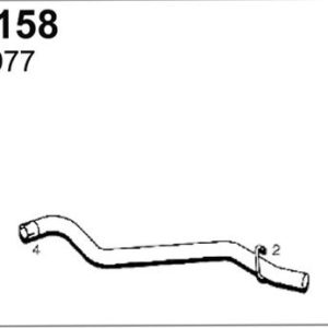 Tubo de escape trasero 504198977