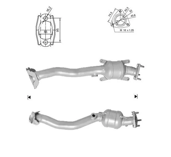 Catalizador HONDA JAZZ 1.2i 16V