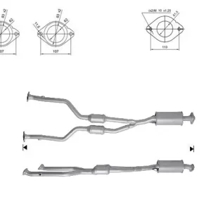 Catalizador LEXUS S250 2.5i V6