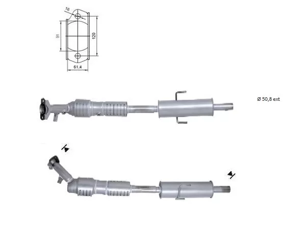 Catalizador MAZDA 6 1.8