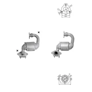 Catalizador RENAULT MEGANE 2.0TD M9R