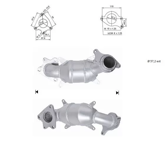 Catalizador HONDA FR-V 2.2TD