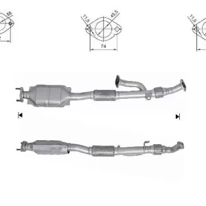 Catalizador HYUNDAI COUPE 2.7i V6